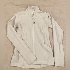 Lululemon Define White Scuba Zip Up Jacket - Size 2